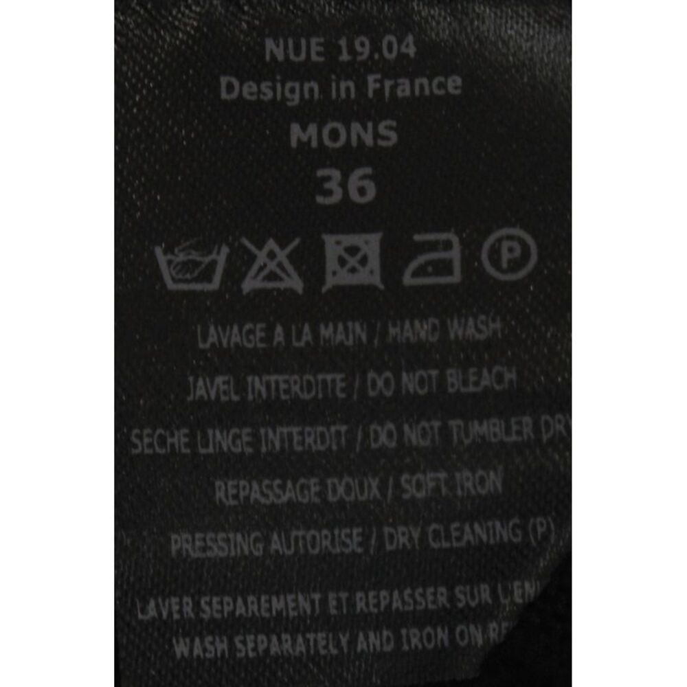 Nue 19 04 Women Linen Beaded Scoop Neck Camisole Black Size 36 - Picture 5 of 6